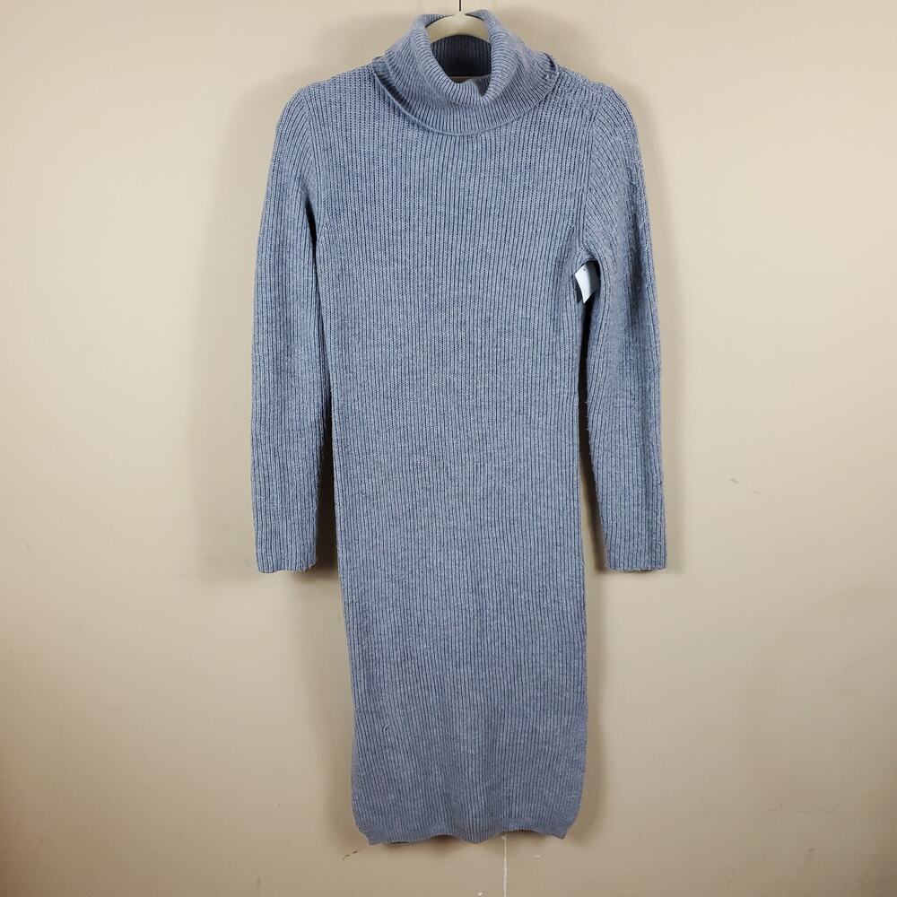 Lulus Sheerah Turtleneck Midi Sweater Dress Size XS